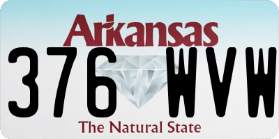AR license plate 376WVW