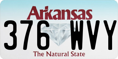 AR license plate 376WVY