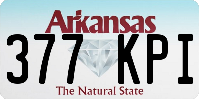 AR license plate 377KPI