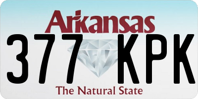 AR license plate 377KPK