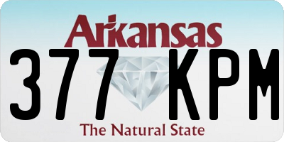 AR license plate 377KPM