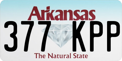 AR license plate 377KPP