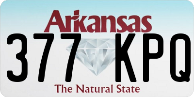 AR license plate 377KPQ