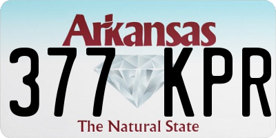 AR license plate 377KPR