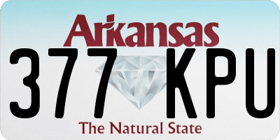 AR license plate 377KPU