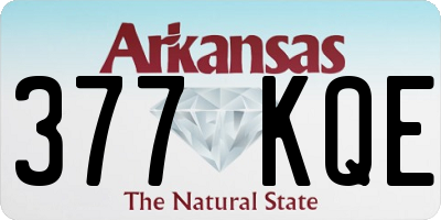 AR license plate 377KQE