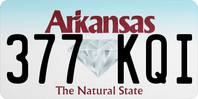 AR license plate 377KQI