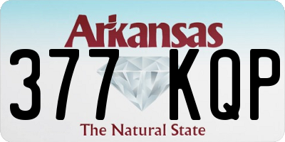 AR license plate 377KQP