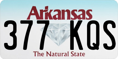 AR license plate 377KQS