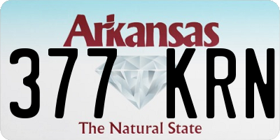 AR license plate 377KRN