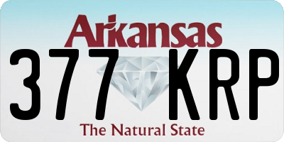 AR license plate 377KRP