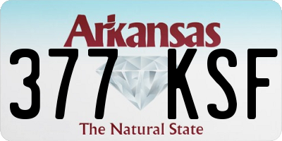 AR license plate 377KSF