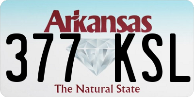 AR license plate 377KSL