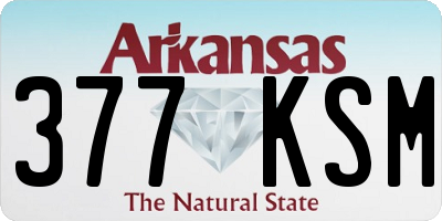 AR license plate 377KSM