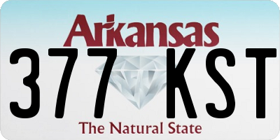 AR license plate 377KST