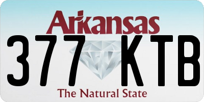 AR license plate 377KTB