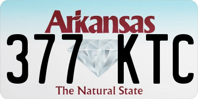 AR license plate 377KTC