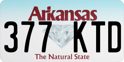 AR license plate 377KTD