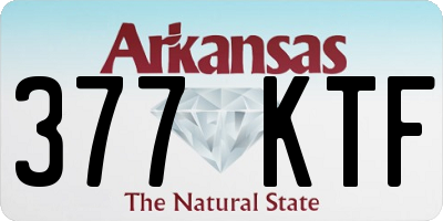 AR license plate 377KTF