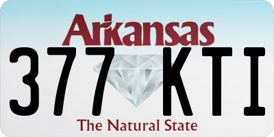 AR license plate 377KTI