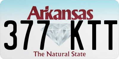 AR license plate 377KTT