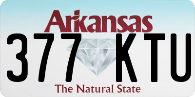 AR license plate 377KTU