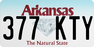 AR license plate 377KTY