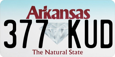AR license plate 377KUD