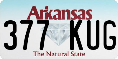 AR license plate 377KUG