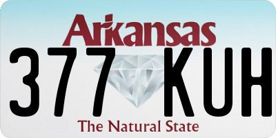 AR license plate 377KUH