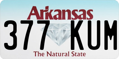 AR license plate 377KUM