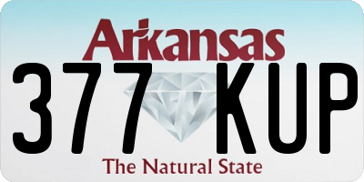 AR license plate 377KUP