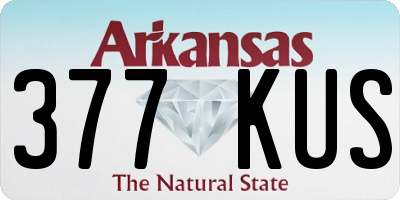 AR license plate 377KUS