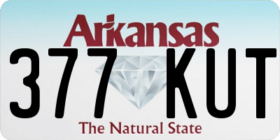AR license plate 377KUT