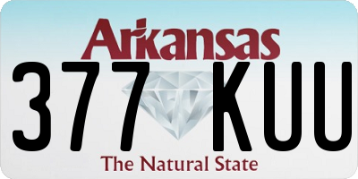 AR license plate 377KUU
