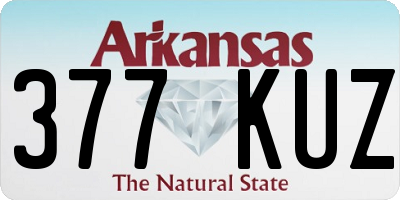 AR license plate 377KUZ