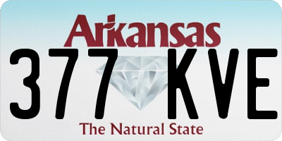 AR license plate 377KVE