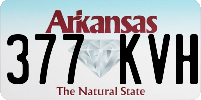 AR license plate 377KVH