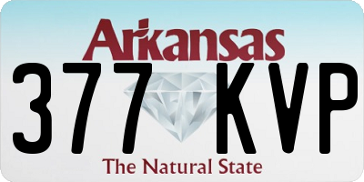 AR license plate 377KVP