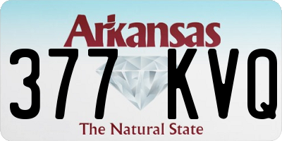 AR license plate 377KVQ