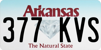 AR license plate 377KVS