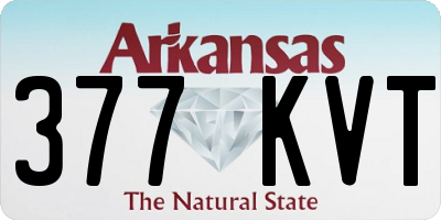 AR license plate 377KVT