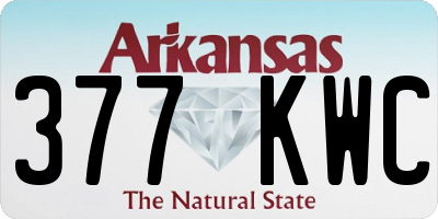 AR license plate 377KWC
