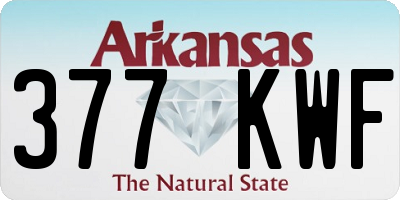 AR license plate 377KWF