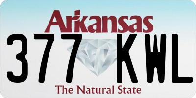 AR license plate 377KWL