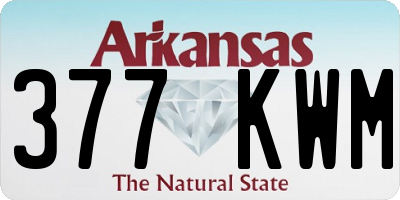 AR license plate 377KWM