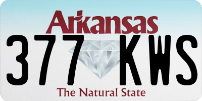 AR license plate 377KWS