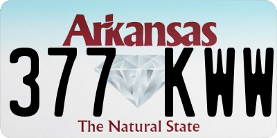 AR license plate 377KWW