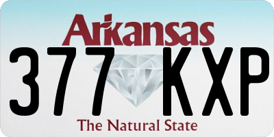 AR license plate 377KXP