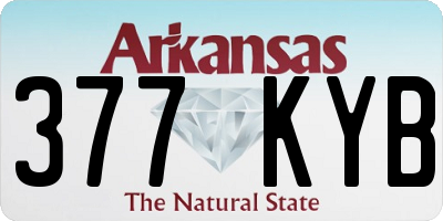 AR license plate 377KYB